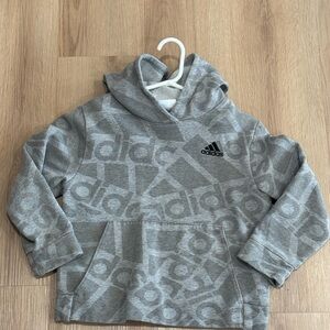 Boys heather gray hoodie